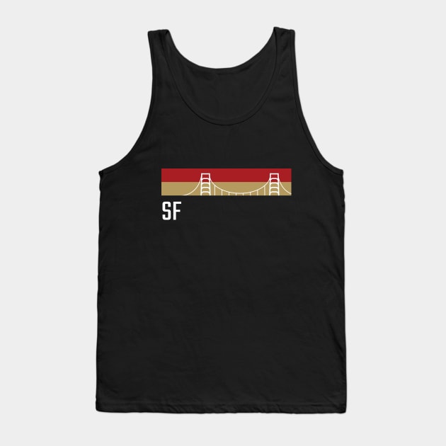 49ers Clean Game Tank Top by semicullan